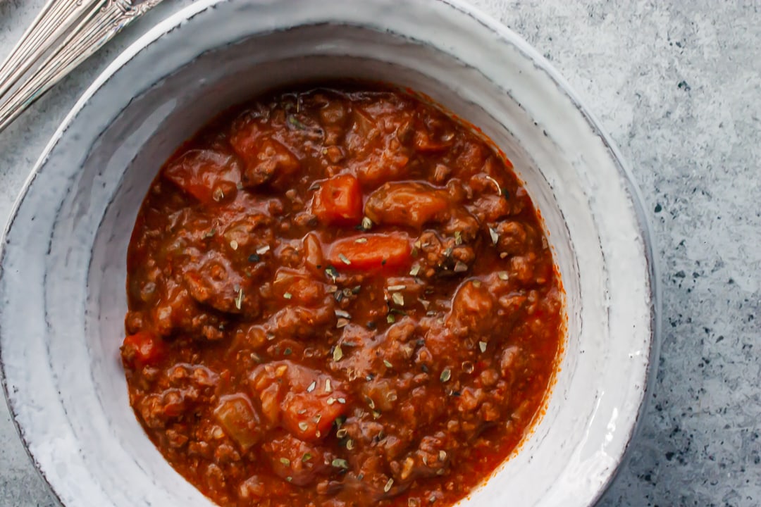 Year-Round Vegetable Soup with Ground Beef - From Market to Table