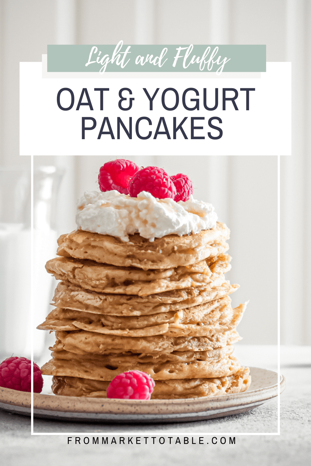 Fluffy Oat and Yogurt Pancakes For Two - from market to table