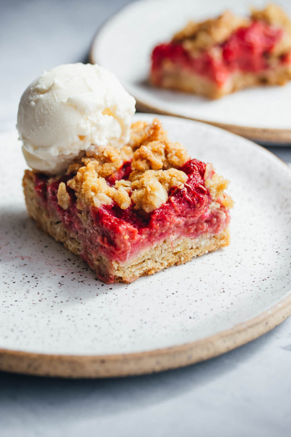 Graham Cracker Raspberry Crumble Bars from market to table